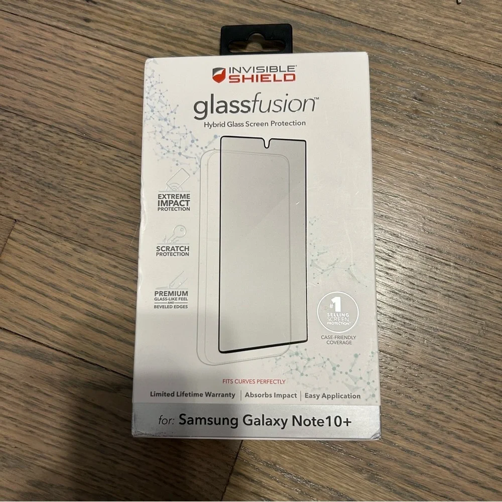 Invisible shield glass fusion hybrid glass screen protector for Samsung galaxy